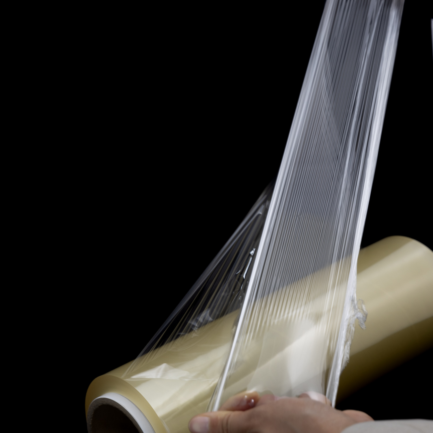 الشركة المصنعة للأغذية الطازجة لحفظ التغليف PVC Cling Film Stretch Wrap Jumbo Roll للسوبر ماركت